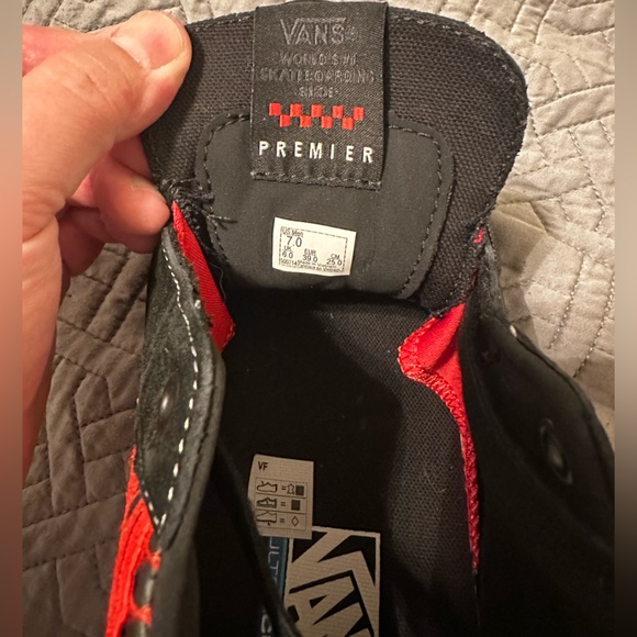 Vans X Premier Skate Grosso Mid Blake/High Risk Red Lace Men Size 7 Women 8.5 - Picture 11 of 11